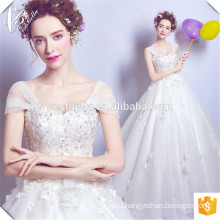 Alibaba Suzhou Factory Ball Gown Dresses Sweet Wedding Dresses Ivory
